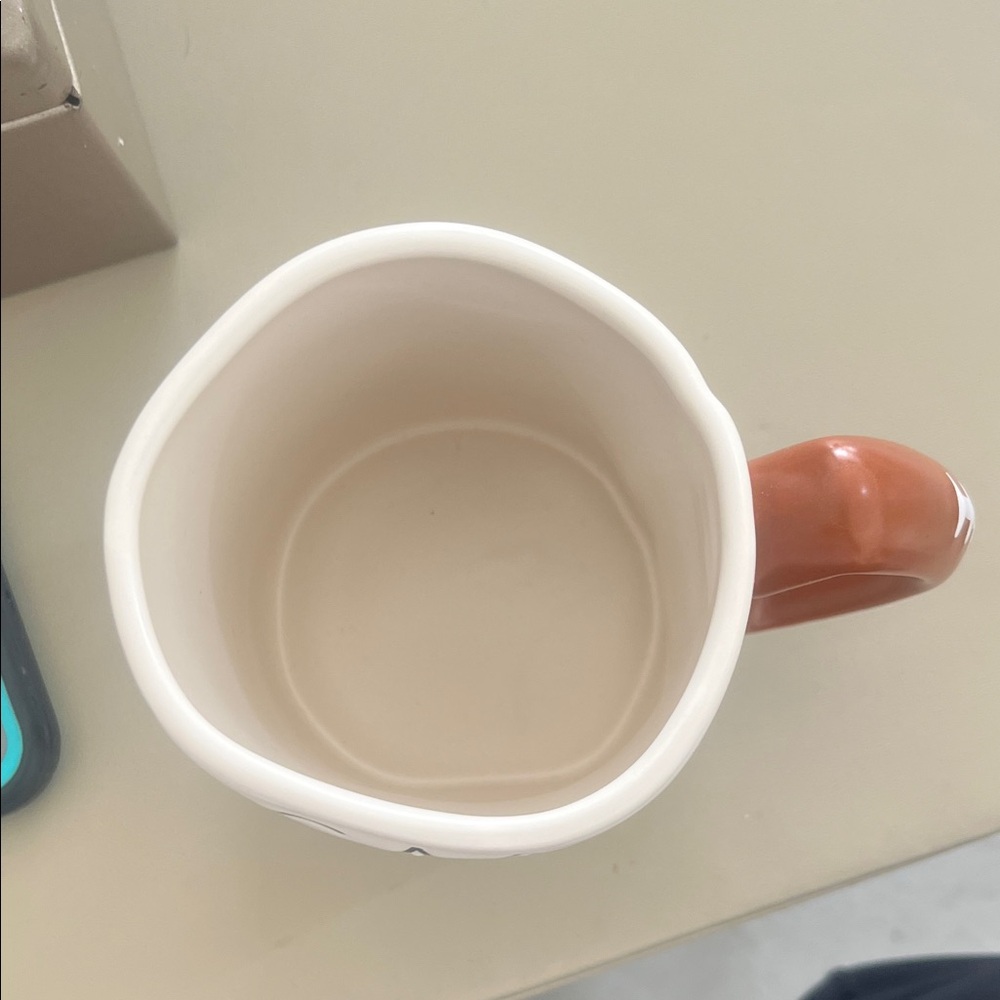 Rae Dunn 'Game Day' Mug in Cream and Brown - Picture 5 of 5